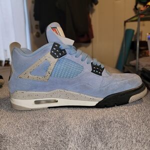 Jordan 4 University Blues Mens Size 8.5 Sneaker Shoes Blue